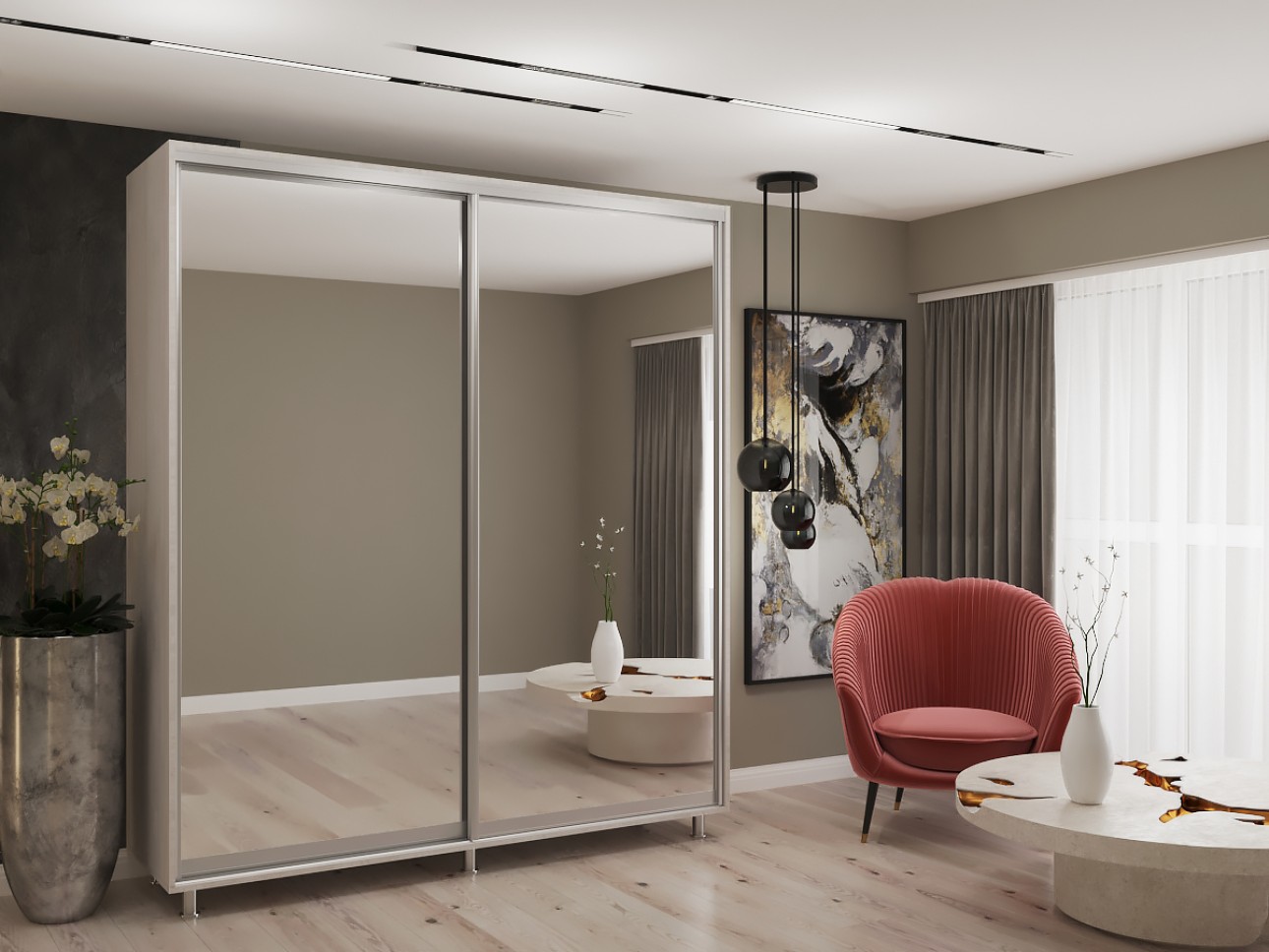 Dulap cu uși glisante