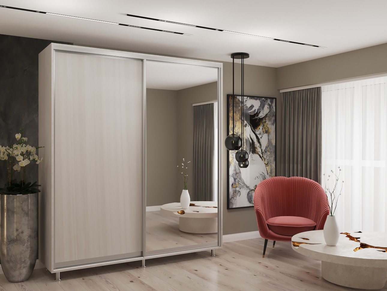 Dulap cu uși glisante